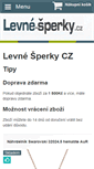 Mobile Screenshot of levne-sperky.cz
